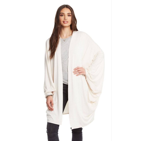 New Chaser Glitter Open Front Cardigan Size M/L - Picture 1 of 5